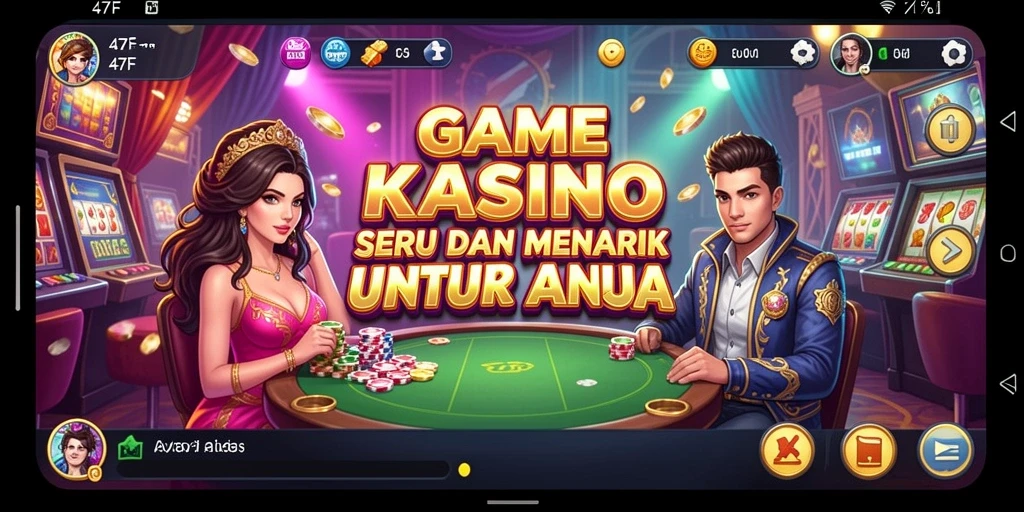 Tampilan gameplay Kasino yang memukau dan penuh aksi.