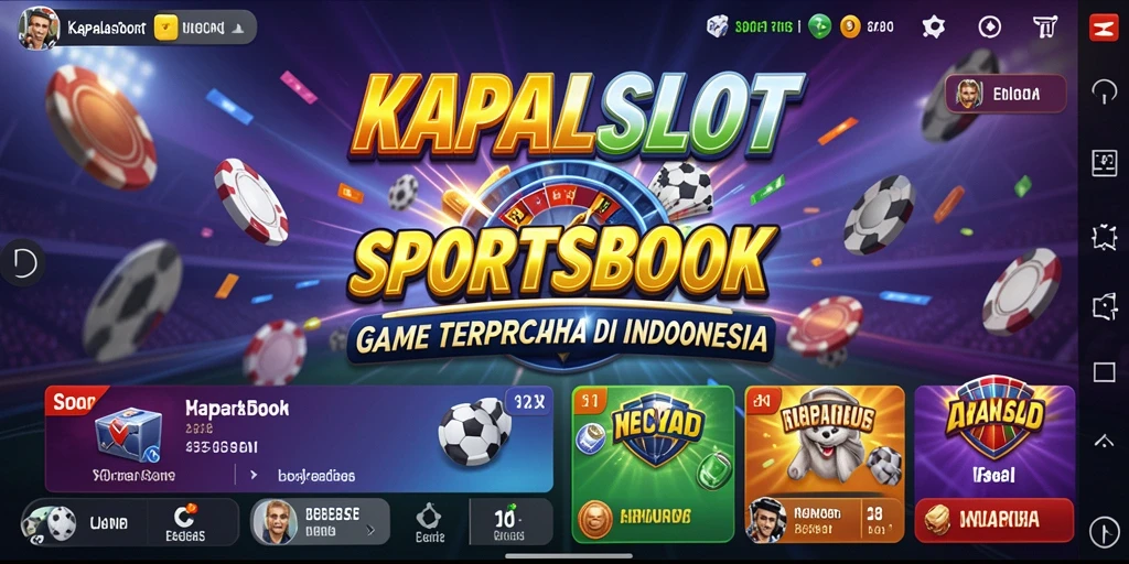 Screenshot KAPALSLOT dengan tampilan taruhan olahraga yang menarik.