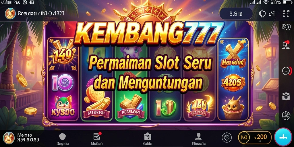 Tampilan gameplay KEMBANG777 yang mengasyikkan dan penuh warna.