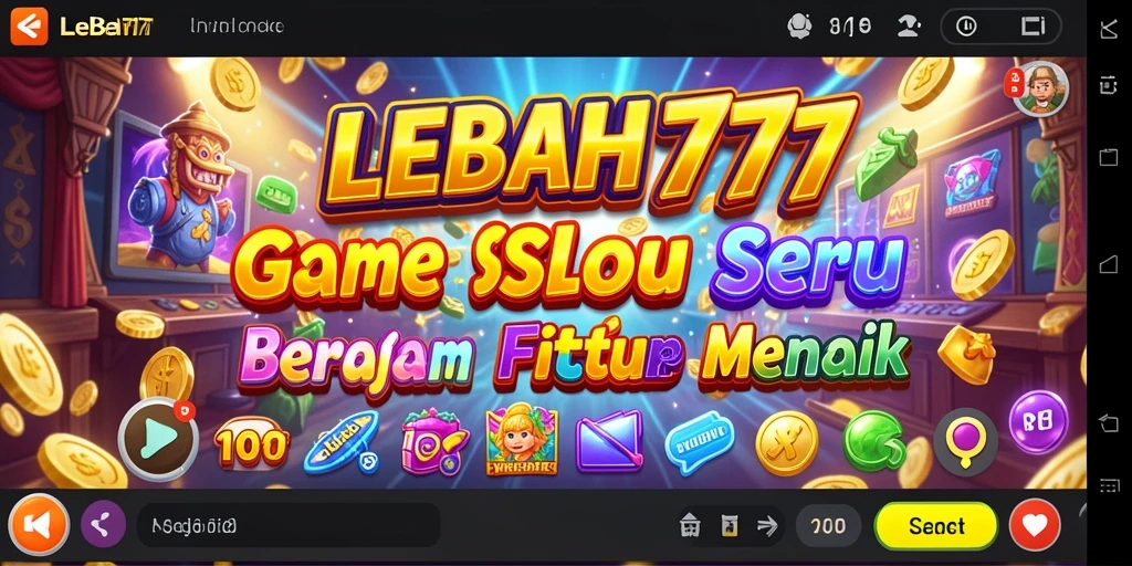 Tampilan gameplay seru dalam LEBAH777 dengan banyak pilihan slot.