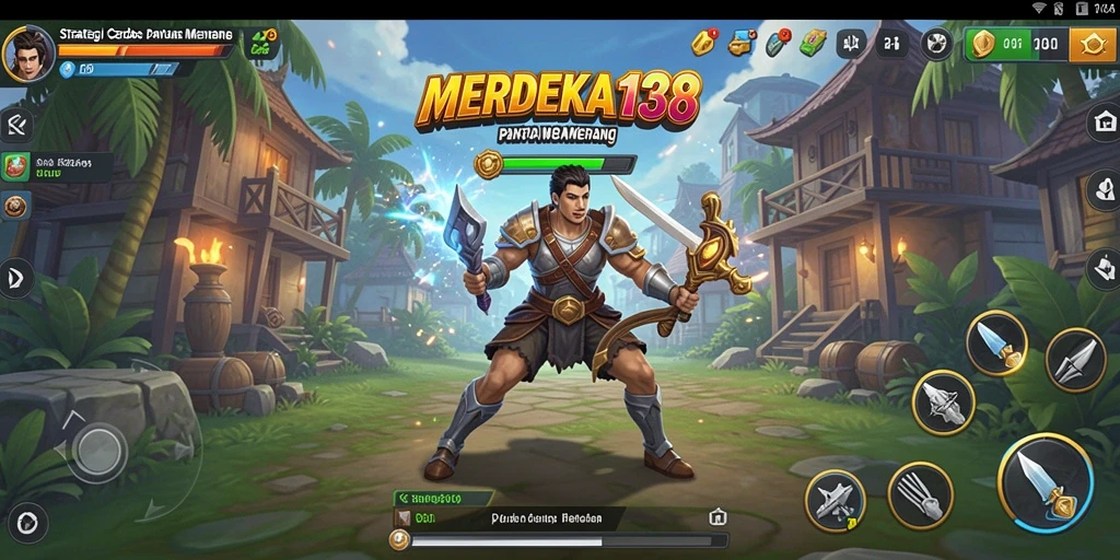 Tangkapan layar gameplay MERDEKA138 yang menunjukkan taktik strategi.