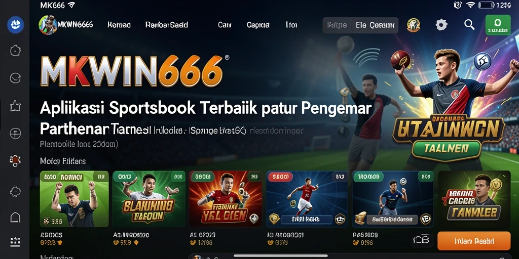 Tampilan gameplay MKWIN666 yang menarik dan interaktif untuk taruhan olahraga.