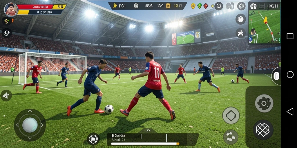 Tampilan gameplay PG11 yang mendebarkan saat pertandingan berlangsung.