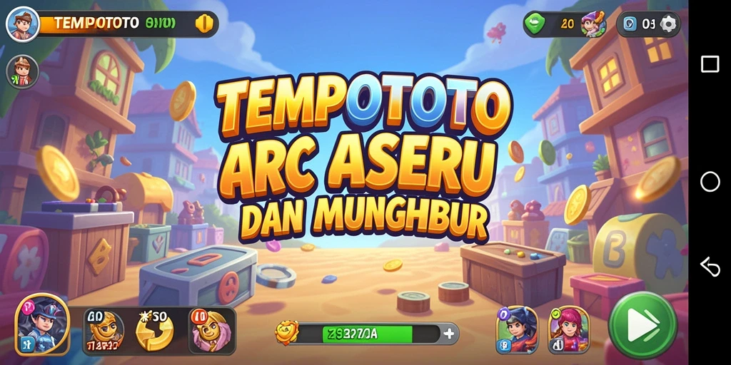 Tampilan gameplay TEMPOTOTO yang penuh aksi dan keseruan.