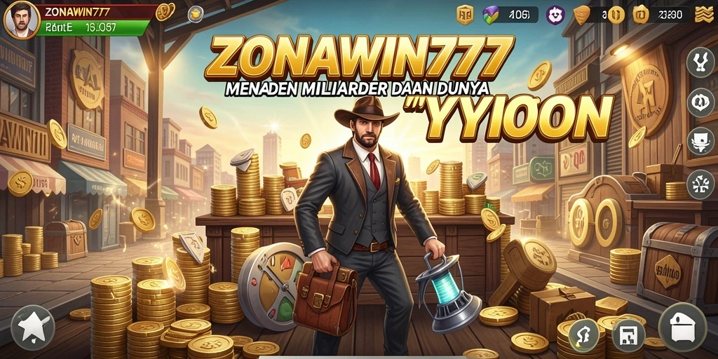 Gameplay ZONAWIN777 menunjukkan strategi Tycoon yang seru.