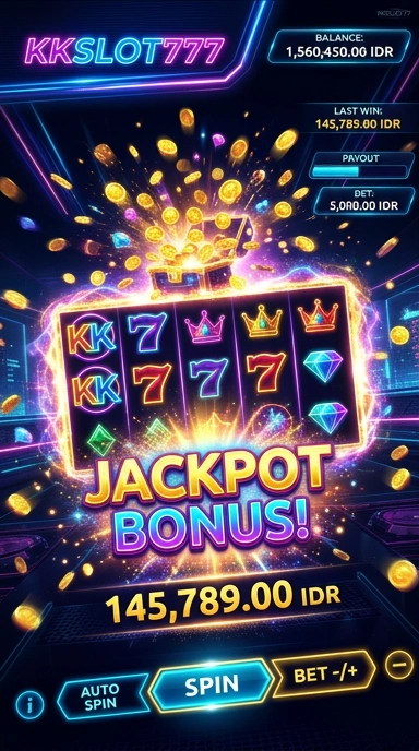 Pengguna sedang menjelajahi aplikasi di kkslot777.